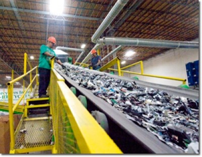 Ewaste conveyer belt