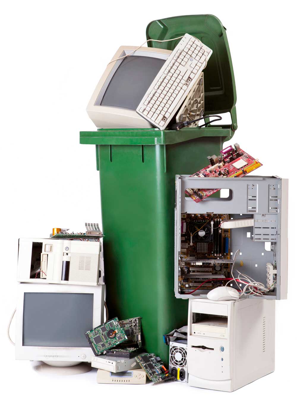 recycled e-waste